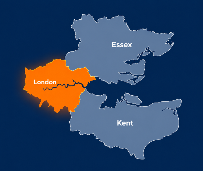 Service area map